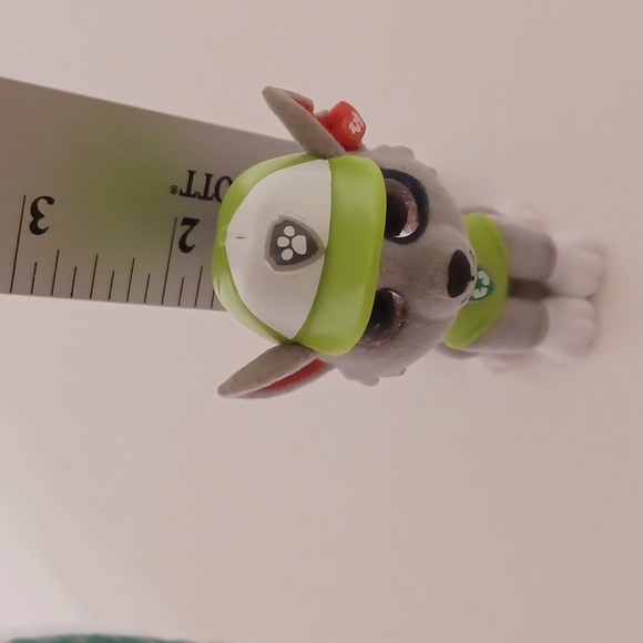 PAW PATROL Mini Boos Collectibles Rocky Figurine hand painted - Picture 6 of 6